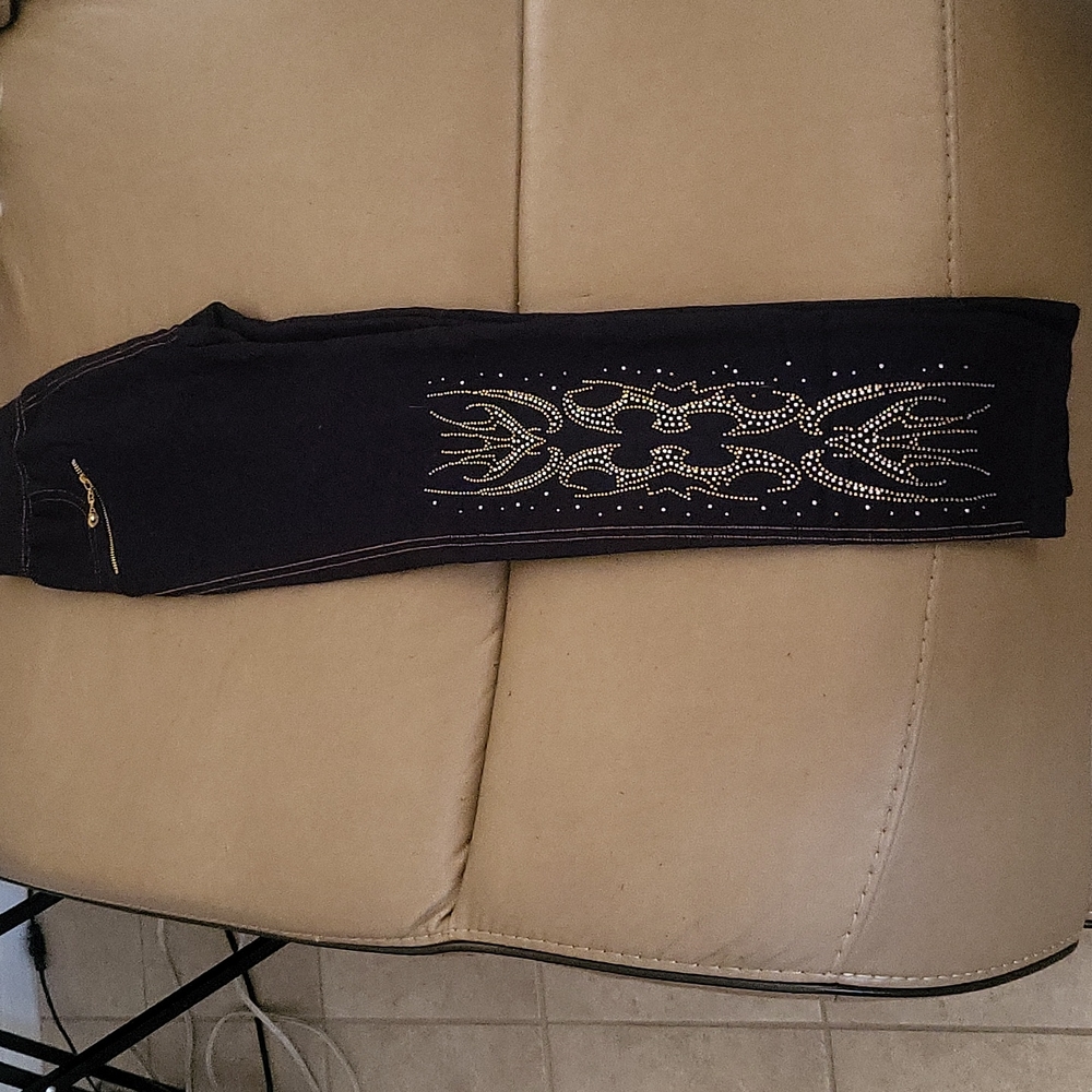 Designed Stretchy Legg ings - Picture 4 of 7